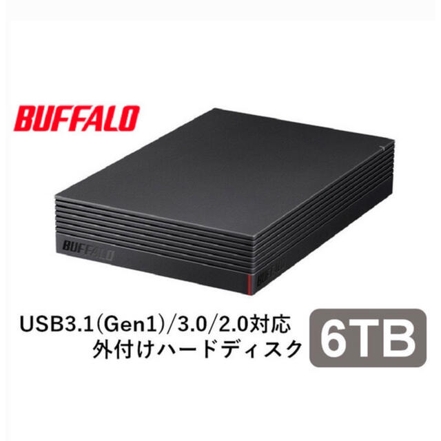 HD-EDS6.0U3-BA バッファロー 外付けハードディスク 6.0TB