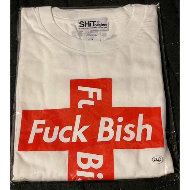 BiSH Tシャツ「Fuck Bish」クロス  白Tシャツ L 即購入OK