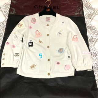 シャネル(CHANEL)の⭐️極希少⭐️シャネル⭐️カーディガン⭐️ジャケット⭐️チャーム⭐️アップリケ(カーディガン)