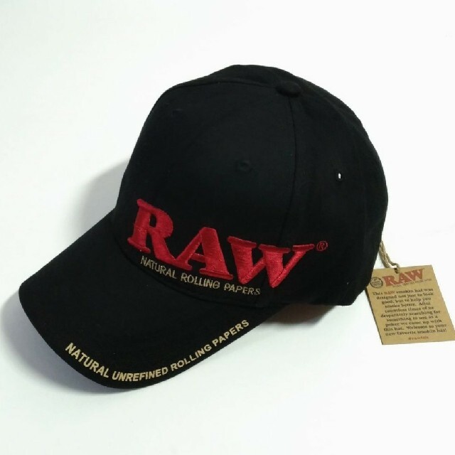 2個！レア☆ RAW 公式 オリジナル キャップ 帽子 手巻きタバコブランド