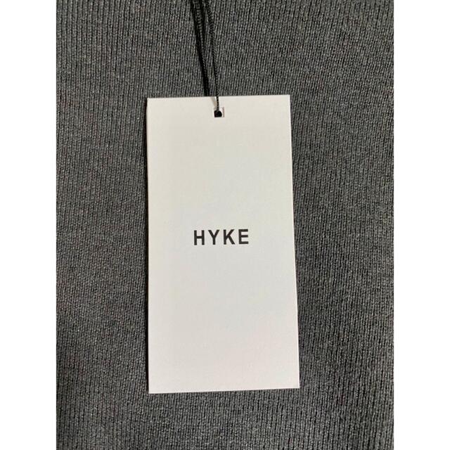 HYKE新品紙タグ付き★クルーネックC/C CREW NECK SWEATER