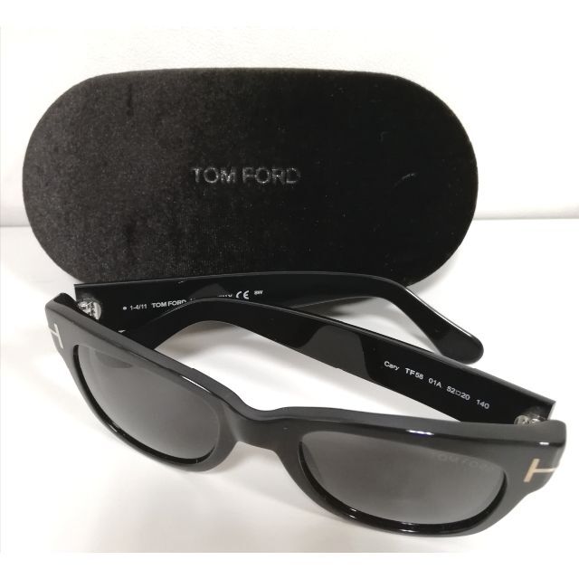 TOM FORD(トムフォード)のトムフォード TOMFORD サングラス 黒 TF58 01A ブラック メンズのファッション小物(サングラス/メガネ)の商品写真