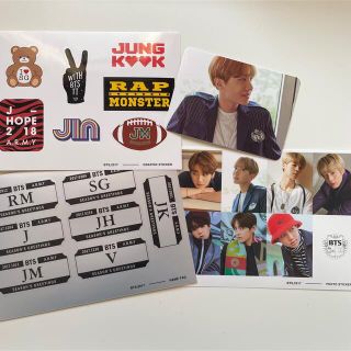 ボウダンショウネンダン(防弾少年団(BTS))のBTS STICKER、トレカ(アイドルグッズ)