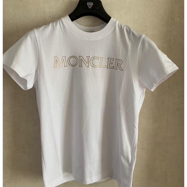 レディース  Moncler モンクレール ロゴ Tシャツ ホワイト