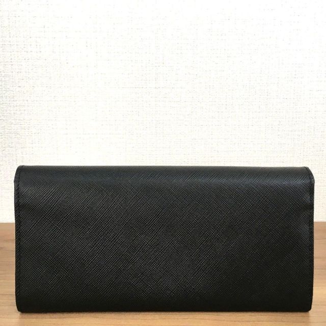 極美品 Salvatore Ferragamo 長財布 ブラック レザー 390 日本最大級