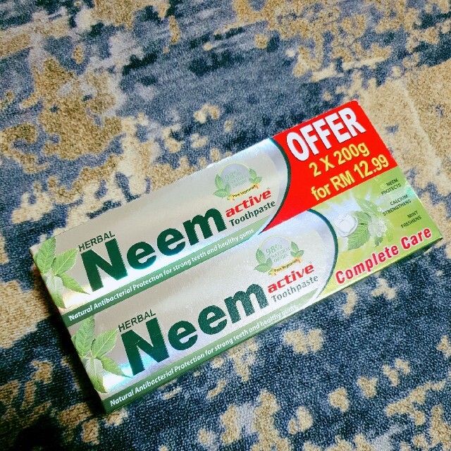【200g×2本】Neem♡生薬歯磨き粉 コスメ/美容のオーラルケア(歯磨き粉)の商品写真