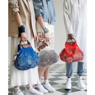 ロンシャン(LONGCHAMP)のたんたん様専用ロンシャン　ルプリアージュフィレフィルトコラボネットバックブラック(その他)