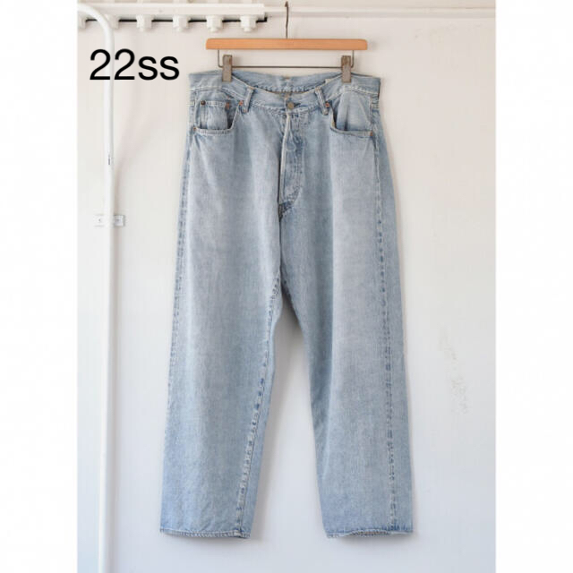 【22ss/新品】comoli デニム 5Pパンツ ブリーチ コモリ サイズ 1