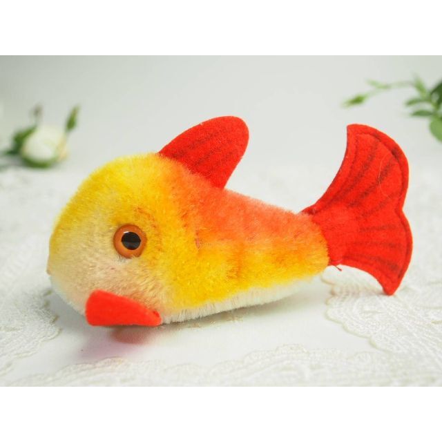 シュタイフ★Flossy Fish 13cm★お魚のフロッシー/赤★Steiff