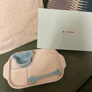 ルクルーゼ(LE CREUSET)の【最終値下げ！】ル・クルーゼ　ベビー(離乳食器セット)