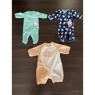 新生児　ロンパース3枚セット(ロンパース)