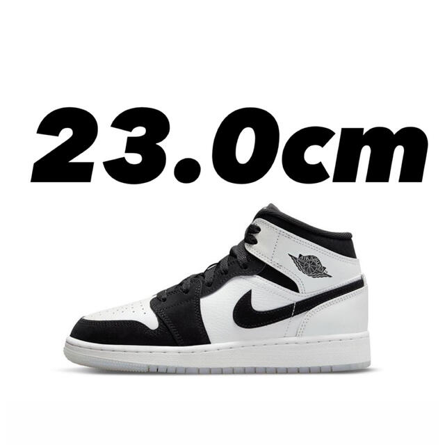 AJ1 ナイキ エアジョーダン1 mid GSオメガ23.0cm 新品未使用