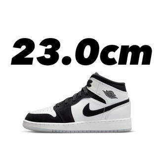 ナイキ(NIKE)のAJ1 ナイキ エアジョーダン1 mid GSオメガ23.0cm 新品未使用(スニーカー)