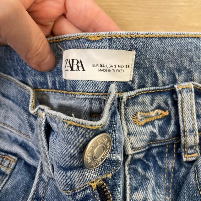 ZARA ダメージデニム サイズ34 ZARA ダメージデニム サイズ34
