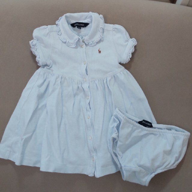 Ralph Lauren(ラルフローレン)のポロワンピース ラルフローレン キッズ/ベビー/マタニティのキッズ服女の子用(90cm~)(ワンピース)の商品写真