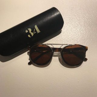 サンシー(SUNSEA)の希少　sunsea × oliver peoples LEYER サングラス(サングラス/メガネ)