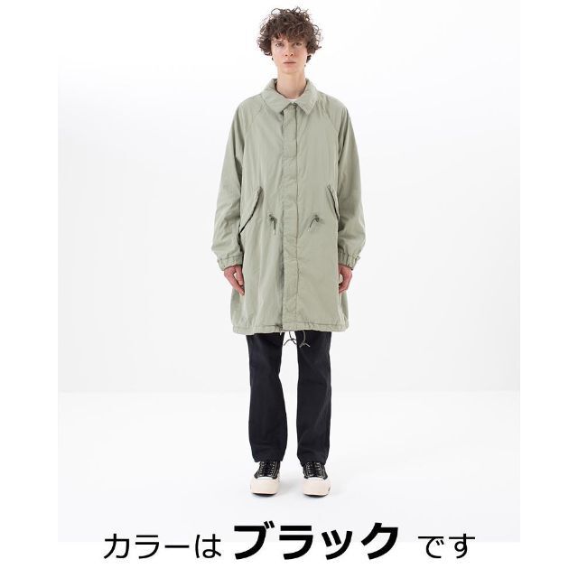 VISVIM ビズビム コート 0122105013019 22SS LEVINSON FISHTAIL 泥染め フィッシュテール モッズ ミリタリー コート カーキ 2