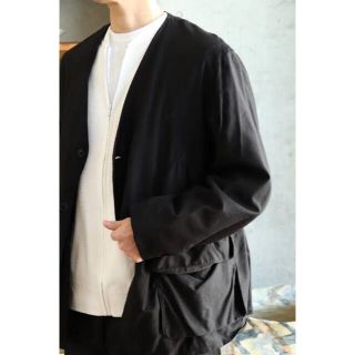 COMOLI - comoli 21SS コットンサテン ハンティングジャケット サイズ3