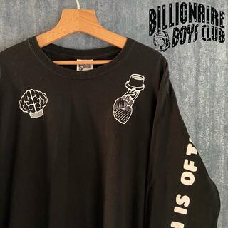 ビリオネアボーイズクラブ(BBC)のBILLIONAIRE BOYS CLUB 袖プリント　バックロゴ　カットソー(Tシャツ/カットソー(七分/長袖))