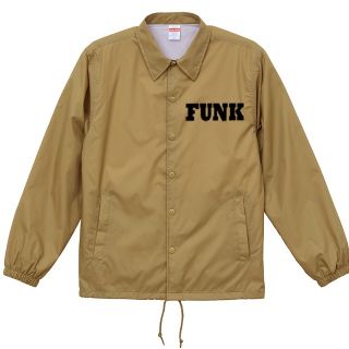 ☆新品☆FUNKロゴ COACH jacket コーチジャケットコヨーテ送料無料(ナイロンジャケット)