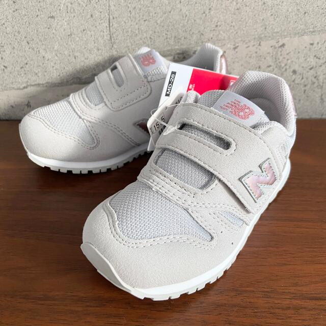 ューズ】 New Balance - 15.5センチ グレー×ホワイト ニューバランス