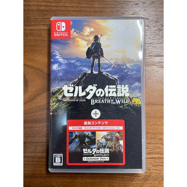 ゲームソフトゲーム機本体ゼルダの伝説 ブレス オブ ザ ワイルド ＋ エキスパンション・パス Switc