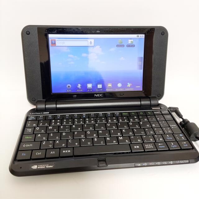 NEC(エヌイーシー)のNEC LifeTouch コンパクトなノートパソコン型 タブレット スマホ/家電/カメラのPC/タブレット(タブレット)の商品写真