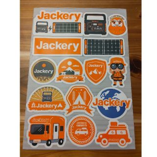 Jackery オリジナル A5サイズ 防水ステッカー(その他)