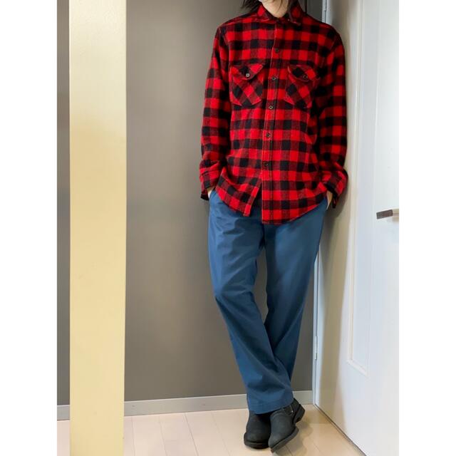 WOOLRICH - 古着 ビンテージ 60s ウールリッチ チェック 長袖 シャツ