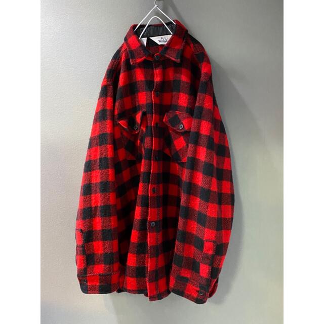 WOOLRICH - 古着 ビンテージ 60s ウールリッチ チェック 長袖 WOOLRICH - 古着 ビンテージ 60s ウールリッチ チェック 長袖