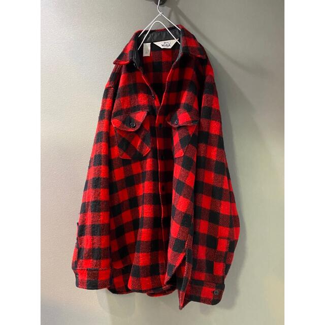 WOOLRICH - 古着 ビンテージ 60s ウールリッチ チェック 長袖 WOOLRICH - 古着 ビンテージ 60s ウールリッチ チェック 長袖