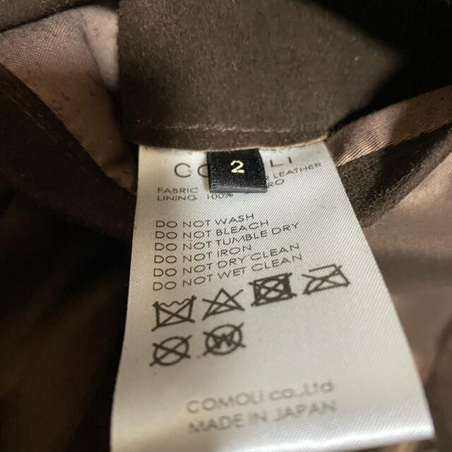 COMOLI(コモリ)のcomoli 22SS ディアスエードミリタリージャケット メンズのジャケット/アウター(レザージャケット)の商品写真