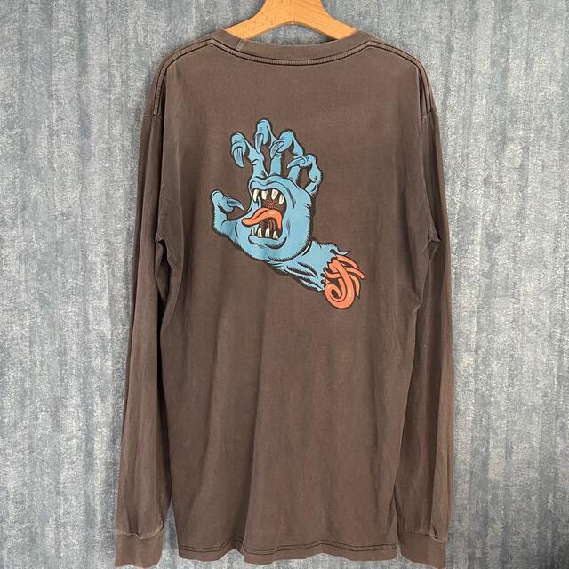 volcom(ボルコム)の90's  vintage SANTA CRUZ  スクリームハンド　Tシャツ メンズのトップス(Tシャツ/カットソー(七分/長袖))の商品写真