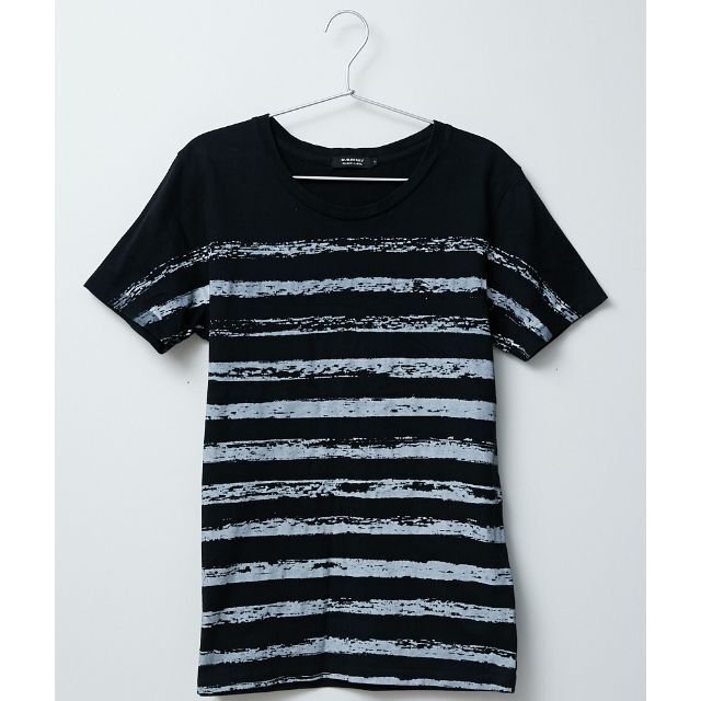 BURBERRY BLACK LABEL(バーバリーブラックレーベル)の02　バーバリーBlack Label　黒カットソー/Tシャツ メンズのトップス(Tシャツ/カットソー(半袖/袖なし))の商品写真