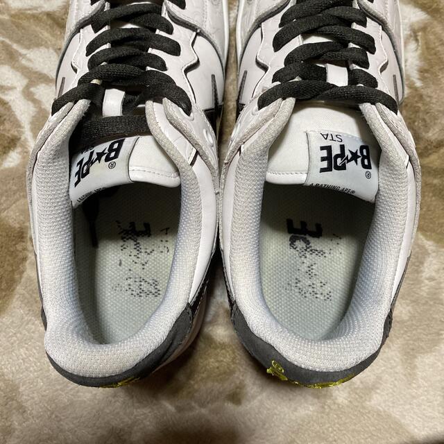 A BATHING APE(アベイシングエイプ)のAPE BAPE KAWS sk8 court sta ベイプスタ　29cm 白 メンズの靴/シューズ(スニーカー)の商品写真