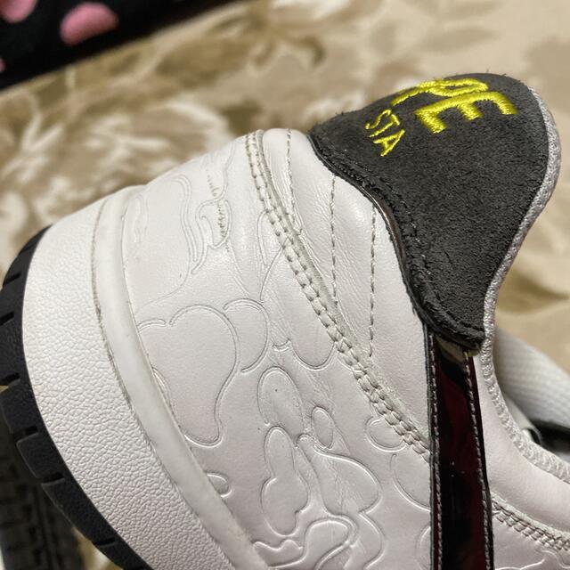 A BATHING APE(アベイシングエイプ)のAPE BAPE KAWS sk8 court sta ベイプスタ　29cm 白 メンズの靴/シューズ(スニーカー)の商品写真