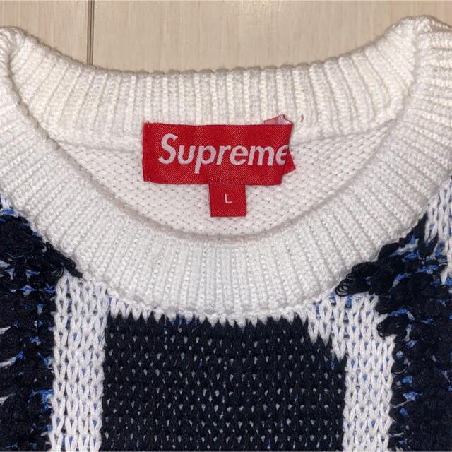 Supreme   Supreme Chenille Logo Sweater Lサイズの通販 by きのこ's