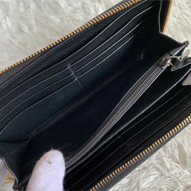 Saint Laurent(サンローラン)の【未使用】イヴ・サンローラン　ラウンドファスナー　長財布　レザー　黒　箱付き レディースのファッション小物(財布)の商品写真