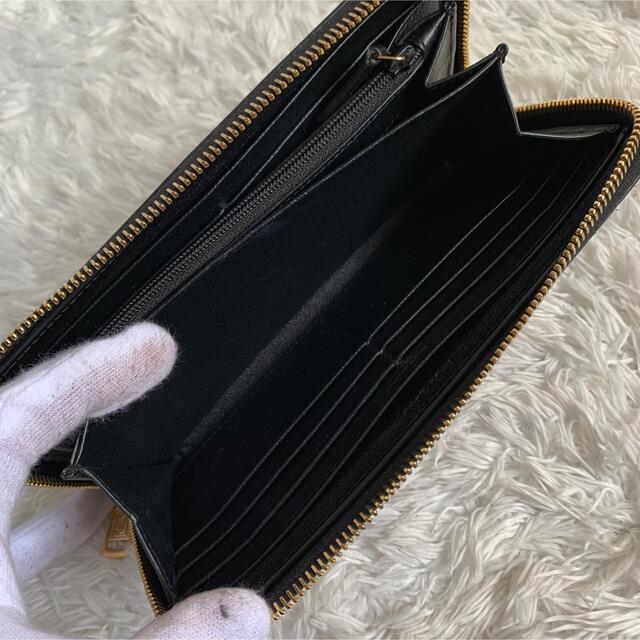 Saint Laurent(サンローラン)の【未使用】イヴ・サンローラン　ラウンドファスナー　長財布　レザー　黒　箱付き レディースのファッション小物(財布)の商品写真