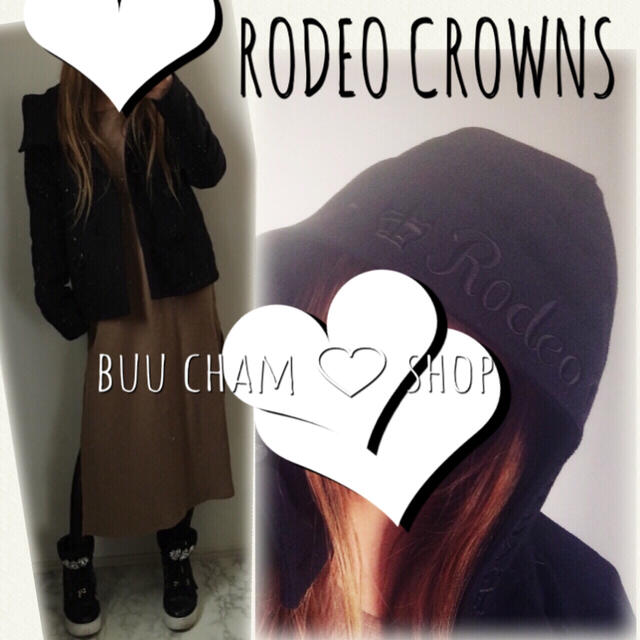 RODEO CROWNS(ロデオクラウンズ)のRODEO CROWNS♡フード付き　ピーコート　ジャケット レディースのジャケット/アウター(ピーコート)の商品写真