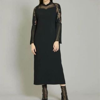 アメリヴィンテージ(Ameri VINTAGE)のAmeri vintage PIAO LIANG LACE DRESS(ロングドレス)