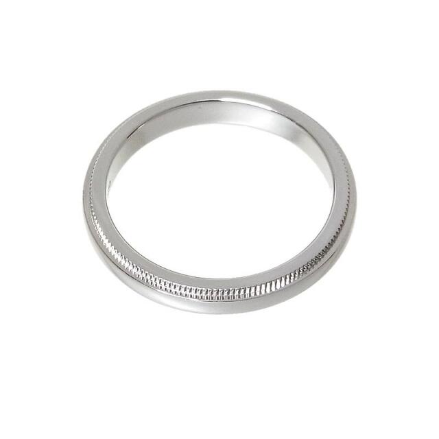 在庫好評 Tiffany TIFFANY&CO ミルグレイン バンドリング リングの