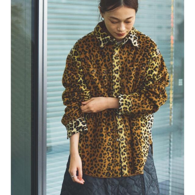 BEAMS BOY フリースシャツ　exclusive fabric