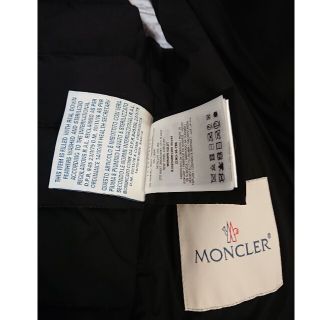 MONCLER - モンクレール ダウンドッキング革ライダースベストの通販 by ...