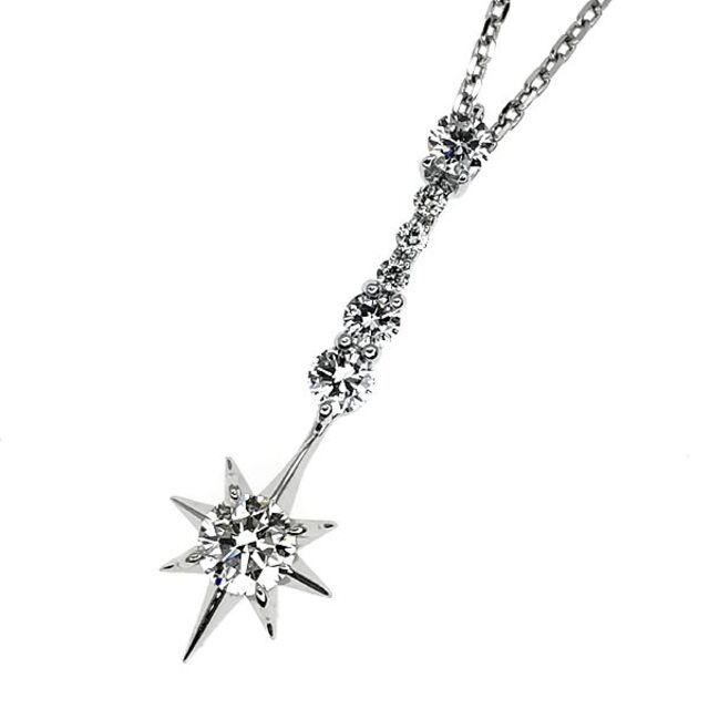 STAR JEWELRY(スタージュエリー)のスタージュエリー STAR JEWELRY Pt ダイヤモンド ネックレス レディースのアクセサリー(ネックレス)の商品写真