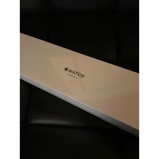 アップル(Apple)の《新品未開封》Apple Watch 3 GPS 38mm silver(腕時計(デジタル))