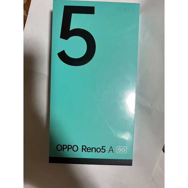 OPPO Reno5 A アイスブルー [SIMフリースマホ]スマホ/家電/カメラ