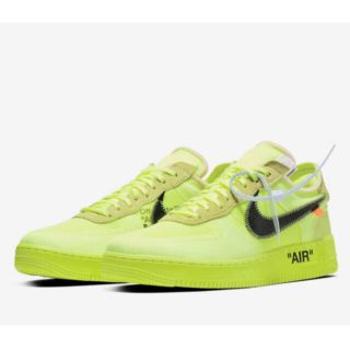 ナイキ(NIKE)のNIKE AIR FORCE 1 LOW x OFF-WHITE VOLT(スニーカー)