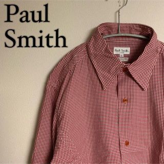 ポールスミス(Paul Smith)の【美品】Paul Smith ポールスミス　ギンガムチェック　デザイン　シャツ(シャツ)