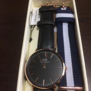 ダニエルウェリントン(Daniel Wellington)のダニエルウェリントン 40mm 交換ベルト付き(腕時計(アナログ))